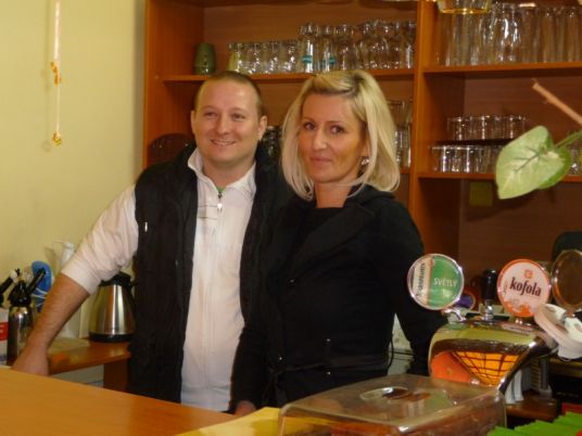 ...a milý personál kaviarne Sinai.