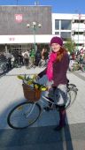 Nevšedná cyklistka všedného dňa.
