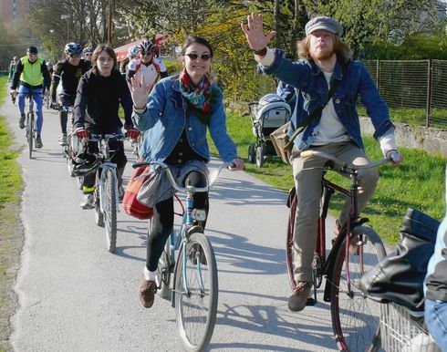 ...cyklojazda je oslavou pohybu, v príjemnej atmosfére...