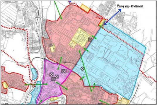 Generel cyklistickej dopravy, Mladá Boleslav