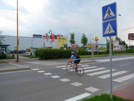 Priechod pre cyklistov, Žilina