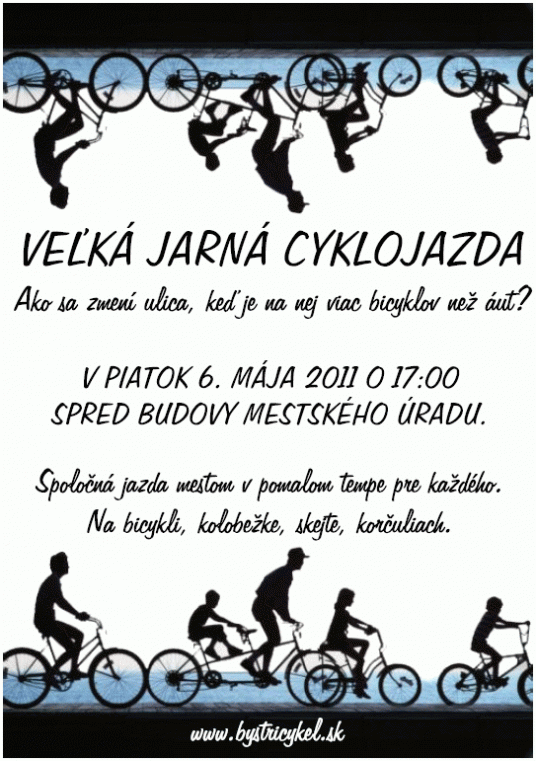 Veľká jarná cyklojazda 2011, plagát