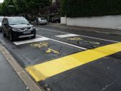 Predsunutá stop-čiara, Lausanne, Švajčiarsko