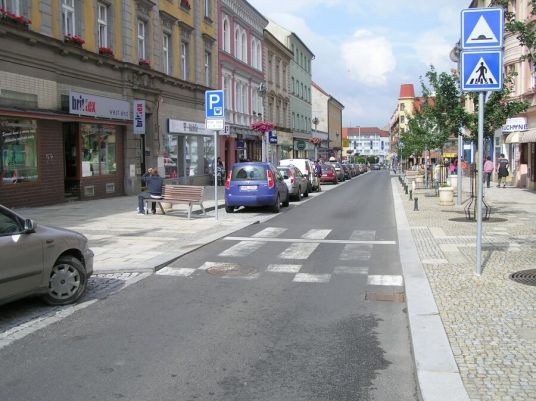 Dopravne upokojená ulica, Tábor